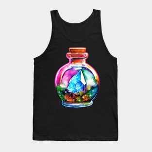 Magic Crystal Potion Bottle Tank Top